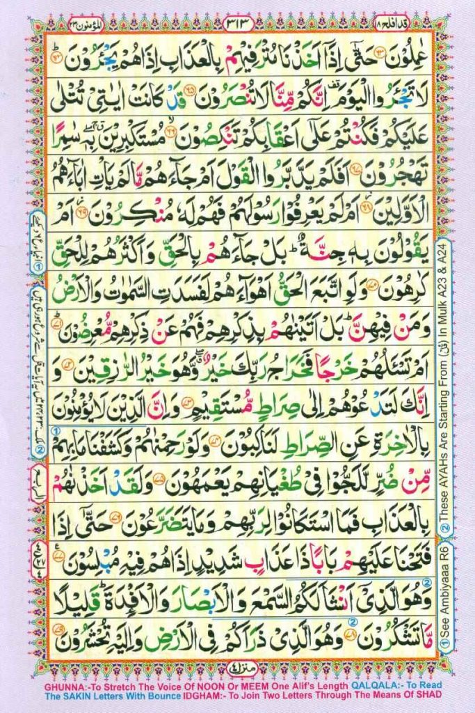 Surah Al Muminun Page 5
