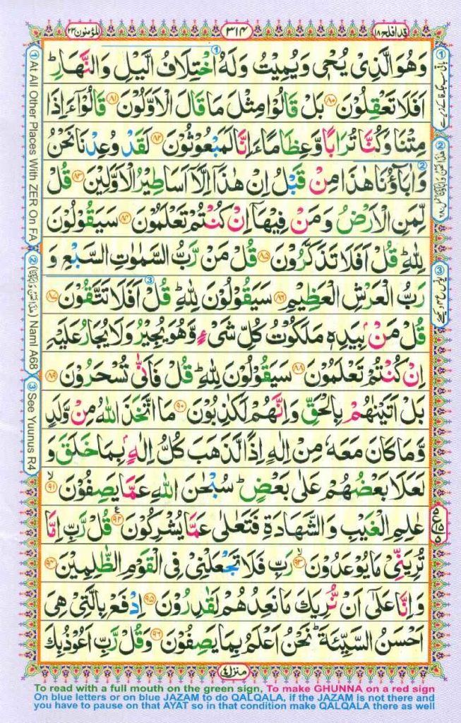 Surah Al Muminun Page 6