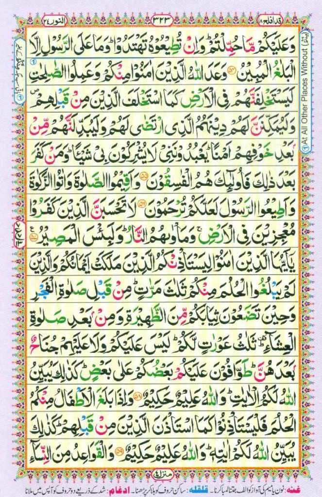 Surah An Nur page 8