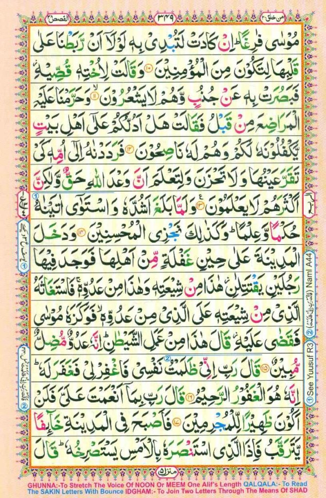 Surah Al Qasas Page 2