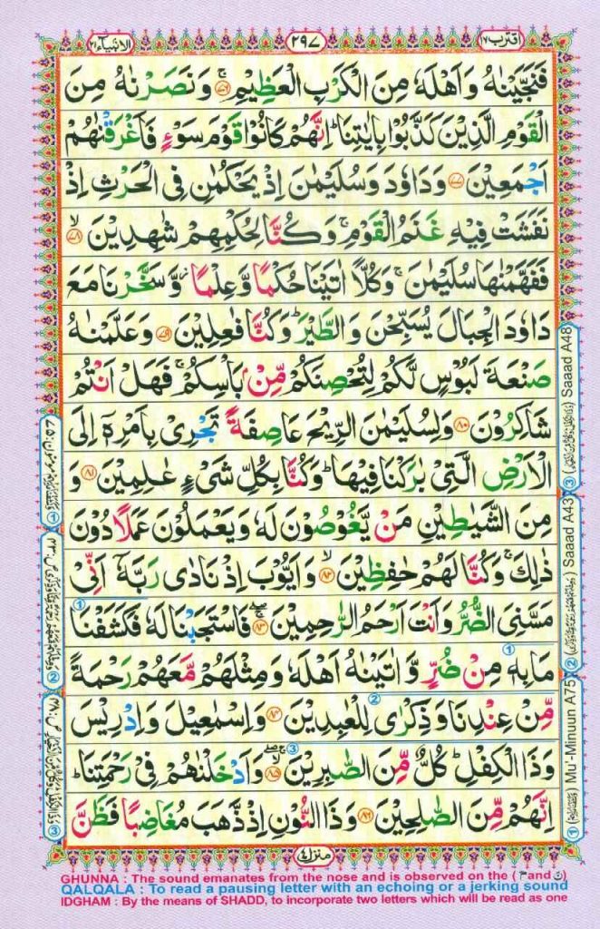 Surah Al Anbiya Page 7
