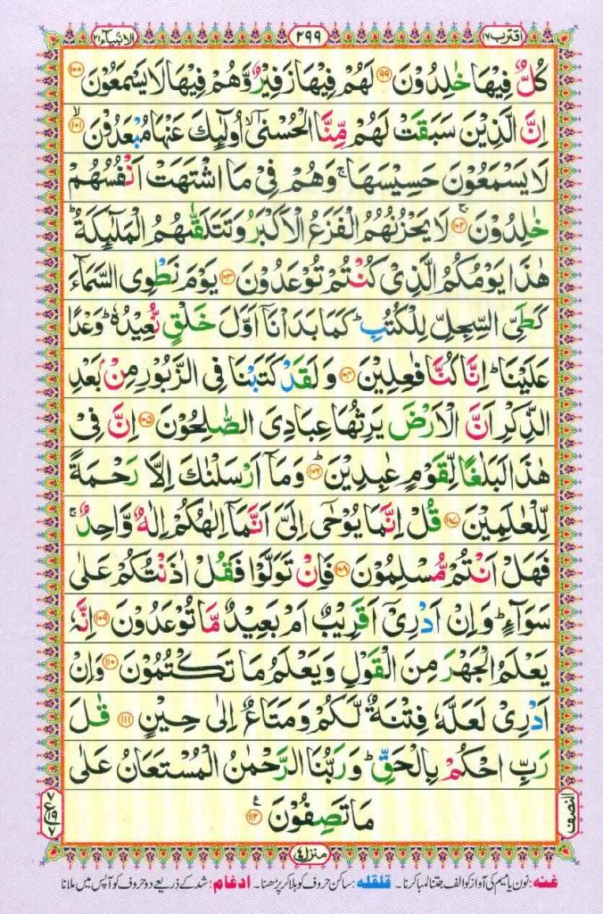 Surah Al Anbiya Page 9