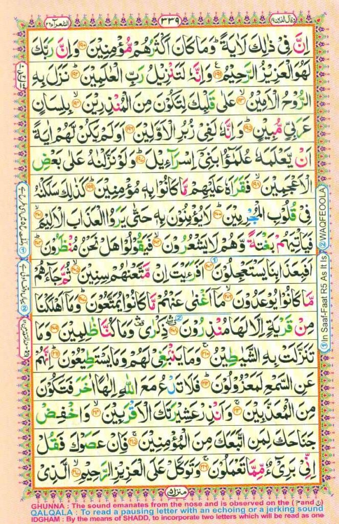 Surah Ash Shu'ara Page 9