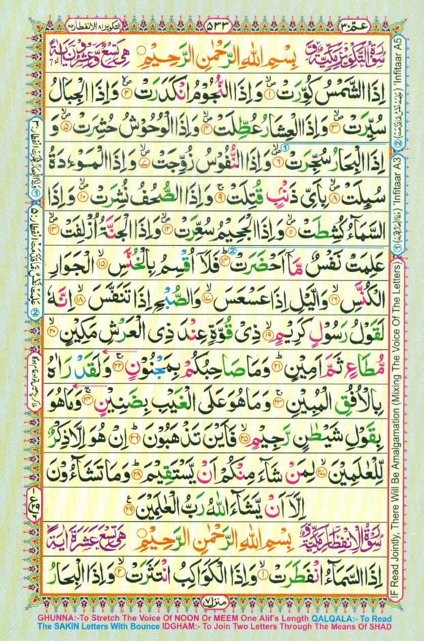 Surah At Takwir - Quran and Surahs