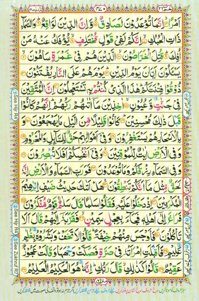 Surah Az Zariyat Page 2