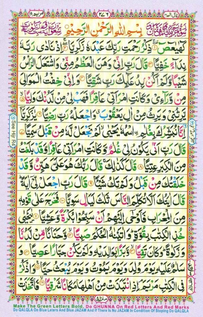 Srurah Maryam page 1