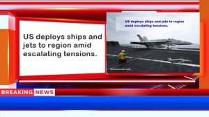 US sends ships, jets to region as tension soars