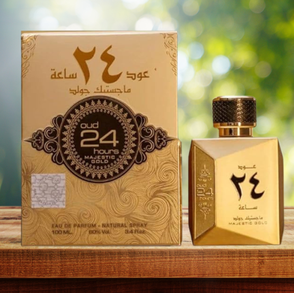 Oud 24 Hours Majestic Gold Edition Edp Perfume for Men and Women 100ml By Ard Al Zaafaran Best perfume gift